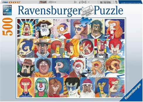 Ravensburger 16830 Typefaces - 500 PC Puzzles for Adults – Every Piece is Unique, Softclick Technology Means Pieces Fit Together Perfectly in Saudi Arabia