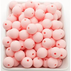 خرز سيليكون ليموني من شركة BLUE RABBIT CO لصنع سلسلة المفاتيح، والقلادة، والسوار (12 مم، 100 قطعة، ليموني) خرز بالجملة وتشكيلات الخرز، خرز السيليكون in Kuwait