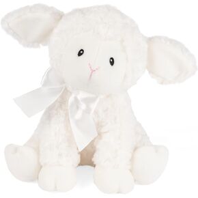 GUND Baby Lena Lamb Keywind Musical Plush, Plays Brahms’ Lullaby, Stuffed Animal Sensory Toy for Babies 10 Months & Up, White, 10" in Kuwait