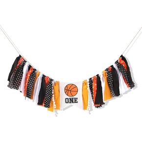 لافتة كرسي مرتفع لكرة السلة - زينة حفلة عيد الميلاد الاول/الاول لكرة السلة، لافتة كرسي مرتفع للاولاد لكرة السلة، لافتة كرسي مرتفع لعيد الميلاد الرياضي، دعامة تصوير كرة السلة سماش كيك in Kuwait