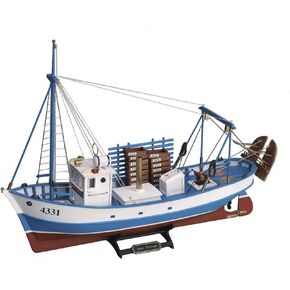 Artesanía Latina - مجموعة نماذج السفينة الخشبية - قارب صيد إسباني ومتوسطي، سفينة صيد Mare Nostrum - موديل 20100N، مقياس 1:35 - نماذج للتجميع - المستوى المتوسط in Kuwait