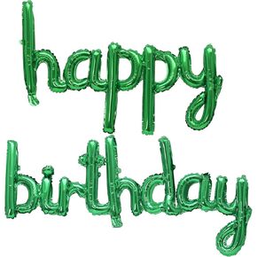 Happy Birthday Balloons Banner Reusable Mylar Foil Letters Balloons For Birthday Party Decorations Supplies (Rose Gold) in Kuwait
