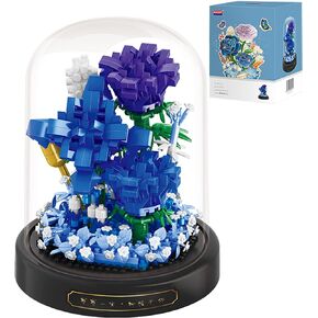 Sunflower Flower Bouquet Set,Mini Bricks Botanical Collection Flowers Building Blocks,Assembly Bonsai Tree Friends Sets, Valentine's Anniversaries Birthday Gift for Women Friends Adults
