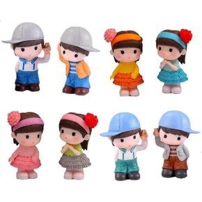 مجموعة العاب شخصيات لطيفة للاولاد والبنات مكونة من 8 قطع لتزيين الكيك in Kuwait