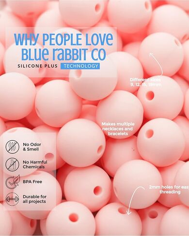 خرز سيليكون ليموني من شركة BLUE RABBIT CO لصنع سلسلة المفاتيح، والقلادة، والسوار (12 مم، 100 قطعة، ليموني) خرز بالجملة وتشكيلات الخرز، خرز السيليكون in Kuwait