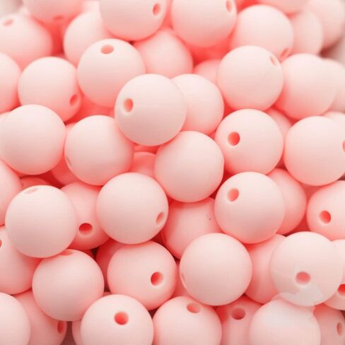 خرز سيليكون ليموني من شركة BLUE RABBIT CO لصنع سلسلة المفاتيح، والقلادة، والسوار (12 مم، 100 قطعة، ليموني) خرز بالجملة وتشكيلات الخرز، خرز السيليكون in Kuwait