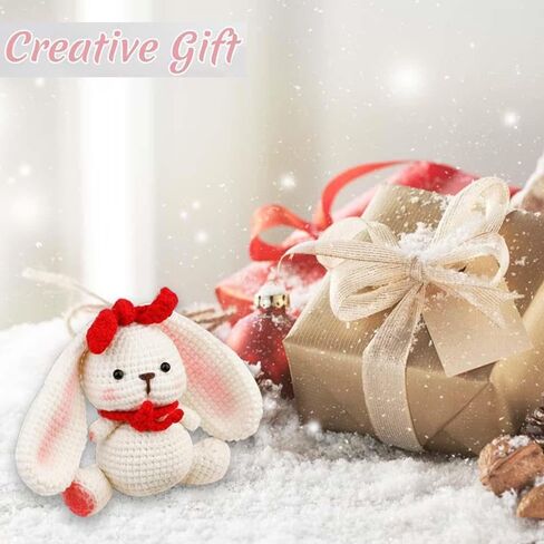 مجموعة الكروشيه للمبتدئين، مجموعات حيوانات الكروشيه للبالغين والأطفال، أرنب الفيل، حيوانات لطيفة، مجموعة أدوات الكروشيه للمبتدئين للهدايا، تعلم مجموعات الكروشيه مع فيديو خطوة بخطوة للأولاد والبنات هدية أعياد الميلاد in Kuwait