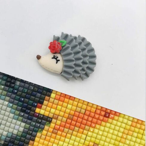 Diamond Painting Cover Minder 5PCS Hedgehog Magnet Cover Minders for Painting with Diamonds Paper Cover, for Adults Art Craft in Kuwait