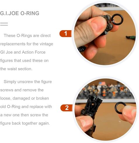 7/16 انش اي دي 5/8 انش او دي جي اي جو 3-3/4 انش حلقة دائرية بديلة لحزام الخصر (50 قطعة) in Kuwait