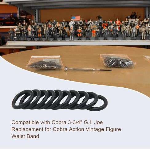 7/16 انش اي دي 5/8 انش او دي جي اي جو 3-3/4 انش حلقة دائرية بديلة لحزام الخصر (50 قطعة) in Kuwait