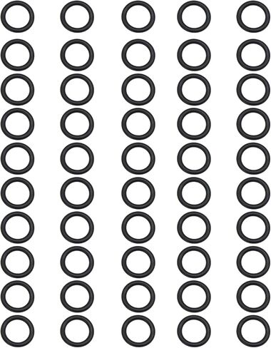 7/16 انش اي دي 5/8 انش او دي جي اي جو 3-3/4 انش حلقة دائرية بديلة لحزام الخصر (50 قطعة) in Kuwait