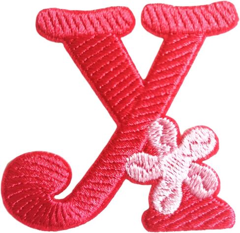 5 قطع من رقع حروف الشنيل بالأحرف الأولى من الحديد على رقع حروف لامعة ورقعة مطرزة وخياطة على رقع للملابس وحقيبة القميص (متعددة الألوان، E) in Kuwait