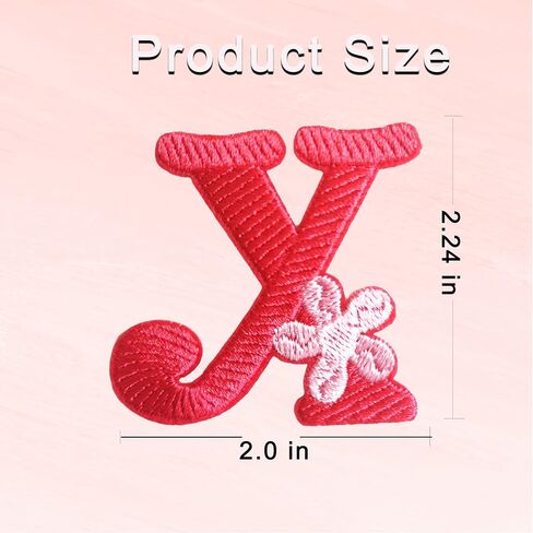 5 قطع من رقع حروف الشنيل بالأحرف الأولى من الحديد على رقع حروف لامعة ورقعة مطرزة وخياطة على رقع للملابس وحقيبة القميص (متعددة الألوان، E) in Kuwait