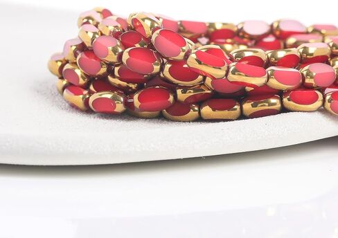 4mm Gradient Bicone Crystal Glass Beads Small Faceted Bicone Shape Crystal Glass Spacer Beads for Bracelet Necklace Decorative Hand Jewelry Making (AB, 4MM) (Black) in Kuwait