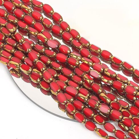 4mm Gradient Bicone Crystal Glass Beads Small Faceted Bicone Shape Crystal Glass Spacer Beads for Bracelet Necklace Decorative Hand Jewelry Making (AB, 4MM) (Black) in Kuwait