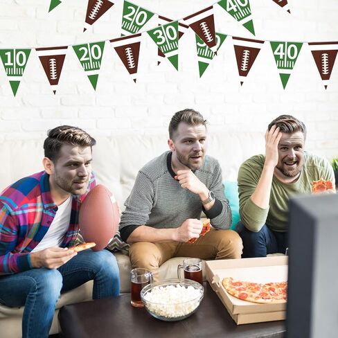 Jmkcoz 3 Pack Football Party Supplies American Football Pennant Bunting Banner for Birthday Game Day Sports Party Decorations in Saudi Arabia