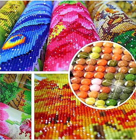 مجموعات الرسم الماسي 5D للبالغين - مرحبًا بك فلور دي ليز هاوس، ماردي غرا، فنون الماس الكاملة 12 × 16 بوصة in Kuwait