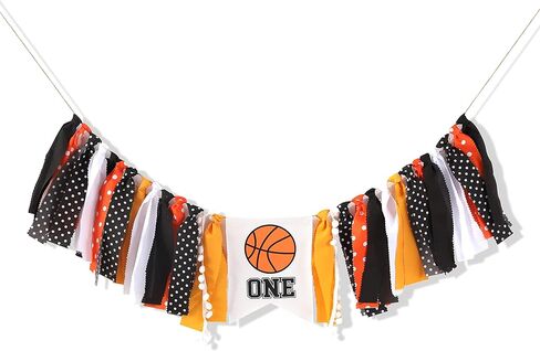 لافتة كرسي مرتفع لكرة السلة - زينة حفلة عيد الميلاد الاول/الاول لكرة السلة، لافتة كرسي مرتفع للاولاد لكرة السلة، لافتة كرسي مرتفع لعيد الميلاد الرياضي، دعامة تصوير كرة السلة سماش كيك in Kuwait