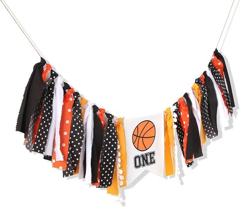 لافتة كرسي مرتفع لكرة السلة - زينة حفلة عيد الميلاد الاول/الاول لكرة السلة، لافتة كرسي مرتفع للاولاد لكرة السلة، لافتة كرسي مرتفع لعيد الميلاد الرياضي، دعامة تصوير كرة السلة سماش كيك in Kuwait