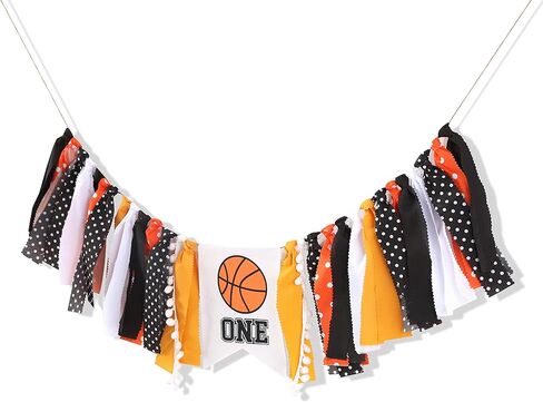 لافتة كرسي مرتفع لكرة السلة - زينة حفلة عيد الميلاد الاول/الاول لكرة السلة، لافتة كرسي مرتفع للاولاد لكرة السلة، لافتة كرسي مرتفع لعيد الميلاد الرياضي، دعامة تصوير كرة السلة سماش كيك in Kuwait