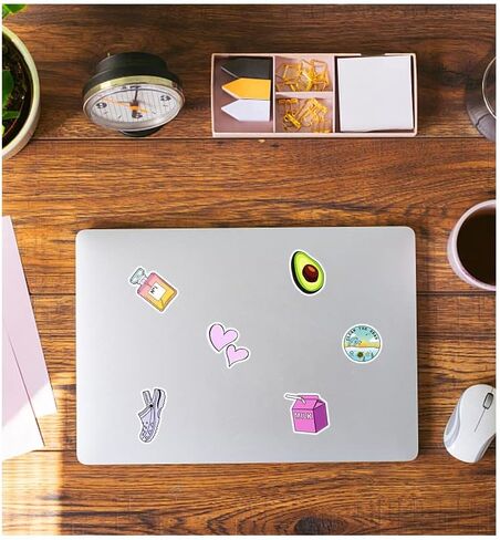 100pcs VSCO Aesthetic Stickers, Vinyl Waterproof Stickers for Water Bottles, laptops, Phones, Guitars, Luggage Skateboard Stickers, Suitable for Adults and Teens in Saudi Arabia