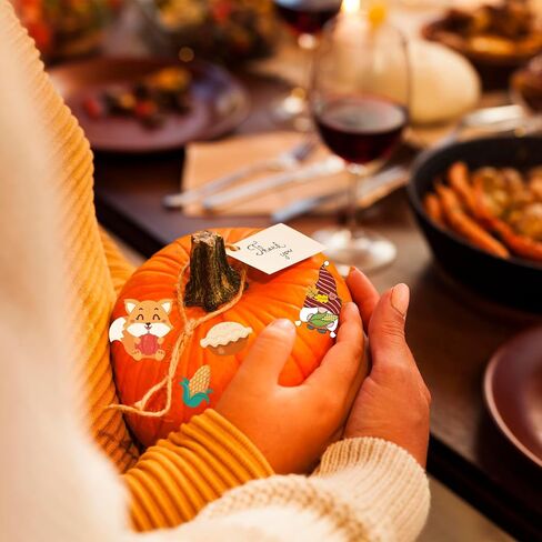 ملصقات عيد الشكر للأطفال، ملصقات زينة عيد الشكر، ملصقات الخريف للأطفال، 16 ورقة ملصقات ديك رومي لعيد الشكر السعيد لأظرف بطاقات الهدايا، لوازم الفصول الدراسية لحفلات عيد الشكر in Kuwait