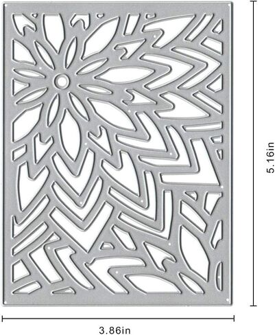 Hying Christmas Background Cutting Dies, Layering Flower Frame Background Embossing Die Cuts for Christmas Card Making Scrapbooking Paper Craft Album Stamp DIY Décor Metal Floral Frame Snowflake Dies in Saudi Arabia