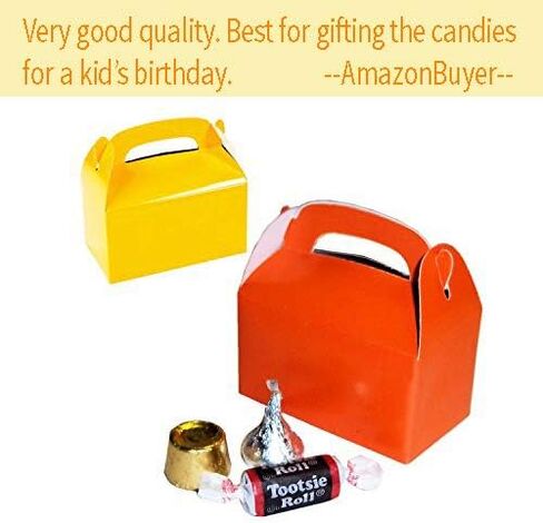 صندوق هدايا من الورق المقوى بألوان قوس قزح ساطعة 24 متنوعة من Adorox حقائب Goody هدية مناسبة لأعياد الميلاد للأطفال in Kuwait