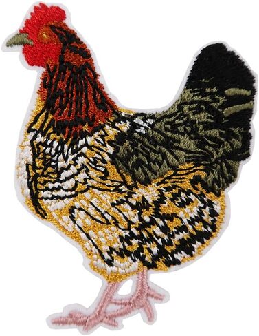 Cute-Patch Mama Hen Crazy Chicken Lady Embroidered Iron on Patch in Saudi Arabia