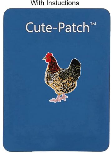 Cute-Patch Mama Hen Crazy Chicken Lady Embroidered Iron on Patch in Saudi Arabia