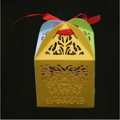 Adies, Hollow Gift Box Bag Metal Die Cuts,Butterfly Wedding Candy Gift Box Cutting Dies Cut Stencils DIY Scrapbooking Photo Album Decorative Embossing Paper Card Making, 61x143MM2.4 inchx5.62 inch in Saudi Arabia