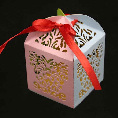 Adies, Hollow Gift Box Bag Metal Die Cuts,Butterfly Wedding Candy Gift Box Cutting Dies Cut Stencils DIY Scrapbooking Photo Album Decorative Embossing Paper Card Making, 61x143MM2.4 inchx5.62 inch in Saudi Arabia