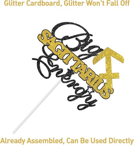 الشبت دال كبير القوس الطاقة كعكة توبر، نوفمبر ديسمبر القوس عيد ميلاد الحزب الديكور، زودياك علم التنجيم حفلة عيد ميلاد كعكة ديكور، الأبراج تحت عنوان لوازم عيد ميلاد in Kuwait