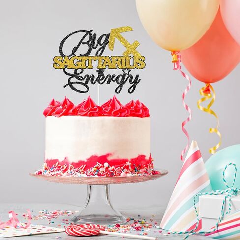 الشبت دال كبير القوس الطاقة كعكة توبر، نوفمبر ديسمبر القوس عيد ميلاد الحزب الديكور، زودياك علم التنجيم حفلة عيد ميلاد كعكة ديكور، الأبراج تحت عنوان لوازم عيد ميلاد in Kuwait
