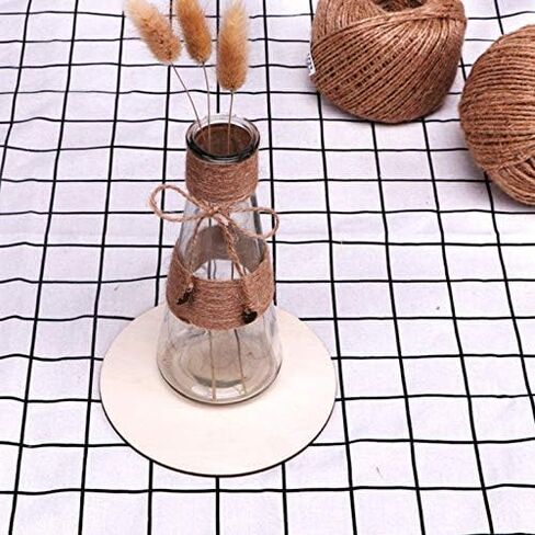 100 قطعة من الدوائر الخشبية مقاس 4 انش، قطع خشبية دائرية غير مكتملة، شرائح خشبية مستديرة طبيعية للمشروبات والحرف اليدوية وقواعد الاكواب والطلاء والتلوين والنقش بالليزر والديكورات in Kuwait