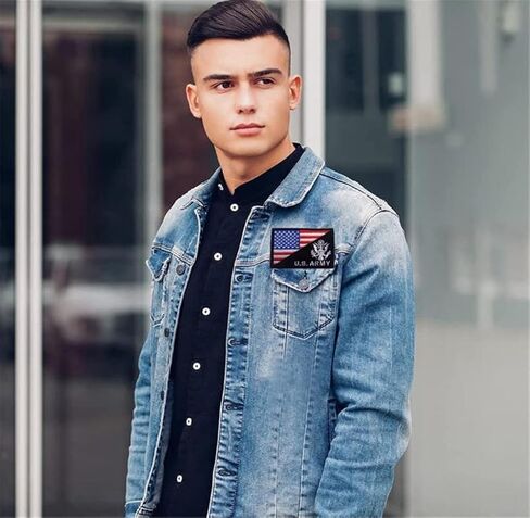 الولايات المتحدة الأمريكية الجيش المطرزة التصحيح العسكري التكتيكية من الولايات المتحدة العلم الأمريكي هوك وحلقة لحقائب الظهر قبعات القبعات السترات السراويل ، شعارات موحدة in Kuwait