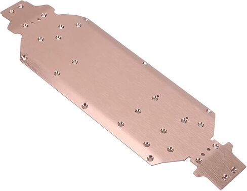 هيكل سيارة ريتو ايزي سبورتس آر سي، لوحة هيكل سفلي من سبائك الألومنيوم ترقية متوافق مع إكسسوارات WLtoys 124019 Rc in Kuwait