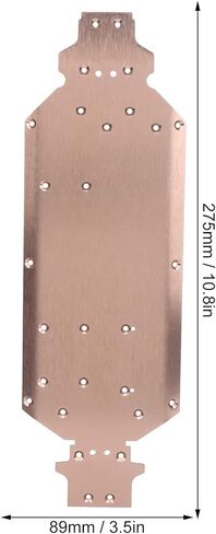 هيكل سيارة ريتو ايزي سبورتس آر سي، لوحة هيكل سفلي من سبائك الألومنيوم ترقية متوافق مع إكسسوارات WLtoys 124019 Rc in Kuwait