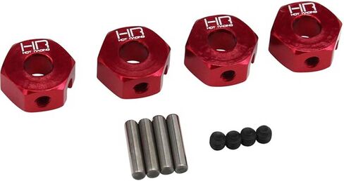 Hot Racing 12mm Aluminum Wheel Hub Adapter (4): 1/10 Granite, SENTON, HRAATF10A02 in Kuwait