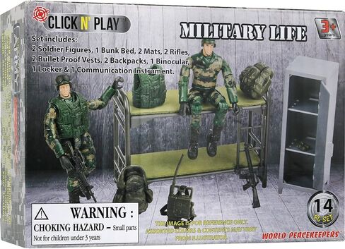 Click N' Play Fitness Action Figure Doll Set for Kids with Dumbbells and Boxing Glove Accessories in Kuwait