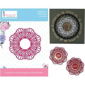 دريس ماي كرافت/كرافترز 3 بي ال قوالب معدنية، مفرش بتصميم زهور، مقاس واحد in Kuwait