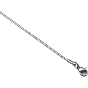 Glory Qin Stainless steel necklace Snake Chain Necklace With Lobster Clasps for Jewelry Making