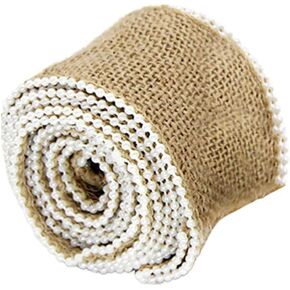 Burlap with Pearl - Beautiful Pearl is Perfect for a Myriad of Hand DIY Craft Projects. Wedding Burlap in Saudi Arabia