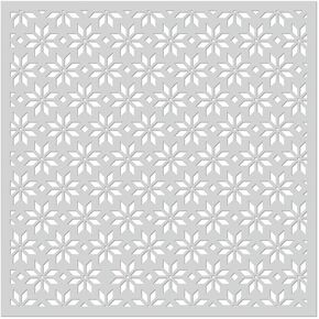 Hero Arts SA166, Floral Tile Stencil