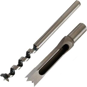 Woodworking Mortising Chisel 3/4 inch Square Hole Power Tool Bit, Sharp and Durable Wood Square Hole Drill Bit