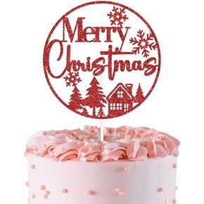 Merry Christmas Cake Topper, Be Merry, Welcome 2024, Cheers to 2024, Xmas New Year Winter Themed Party Decorations