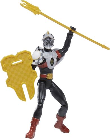 Power Rangers Dino Fury 6-Inch Hengeman Figure with Key & Accessory, Ages 4+ in Saudi Arabia