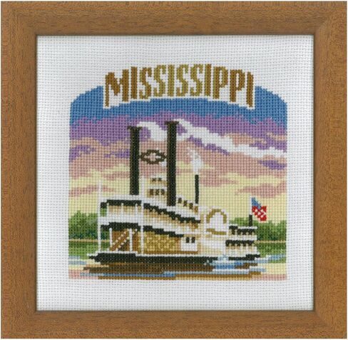 مجموعات تطريز Vervaco Cross Stitch، تزيين الحائط، مجموعة تطريز مطبوعة مسبقًا، صورة تطريز، قطن 100%، قوالب تطريز 11.80 × 9.45 بوصة، Las Vegas Aida in Saudi Arabia