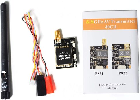 جهاز إرسال VPV، شاشة مزدوجة 5.8 جي 40 CH 200 ميلي واط FPV من AKK C88 in Kuwait