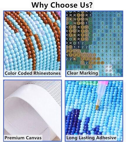 مجموعة الطلاء الماسي Harita Sunflowers - طقم فني ماسي دائري كامل الحفر 5D DIY للبالغين المبتدئين - مثالي لديكور جدار المنزل - مقاس 13.8 × 17.7 بوصة in Kuwait